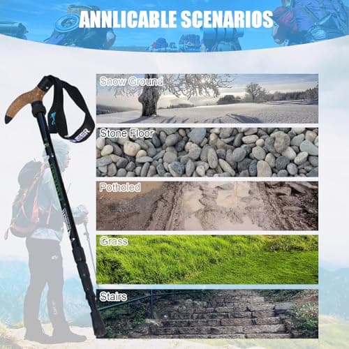 8pcs Walking Stick Rubber Ends, Shock Absorption Non-Slip Cane Tips, Black — view 4