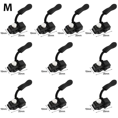 RUDFUZ Zipper Repair Kit Universal Zipper Repair Kit Adjustable Zipper For Wetsuits Luggage Bags Backpack Zipper Replacement Repair Kit Instant Zipper Fix Removable Suitcase Zipper Head — view 2
