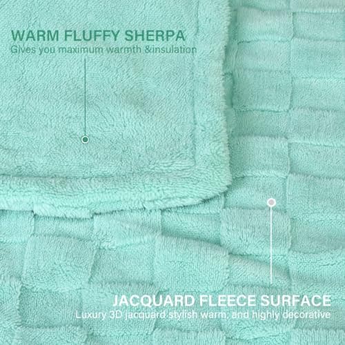 Heated Blanket, Electric heated throw 160x130CM Mint Green,Electric Blanket — view 3