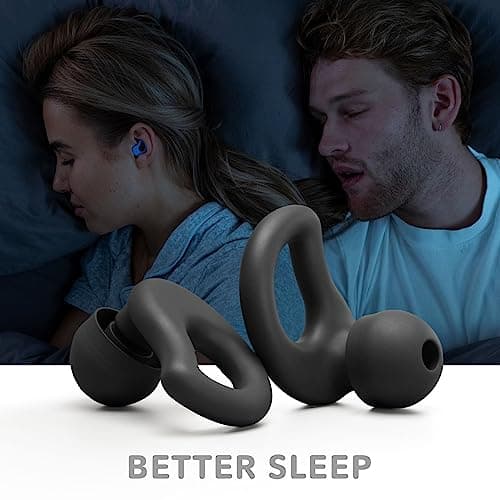 CURVD Everyday Earplugs – Ultra Soft, Customizable Sleep, Travel, Sensitivity, Noise Protection, for Sound Canceling Isolation, up to -30dB Reduction, NRR 15, Reusable and Sustainable (Black) — view 6