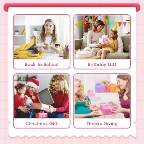 Unicorn LCD Writing Tablet, 8.5Inch Pink Toddler Drawing Pad for Kids — view 6