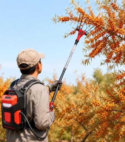 ZHIGUANYUN Telescopic Olive Harvesting Rake 600W