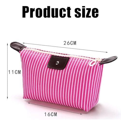 4Pcs Washbag, Kids Toiletry Bag, Small Makeup Bag, Foldable Travel Toiletry Bags, Multi Coloured, for Women Girls Travel Bag (Streak) — view 2