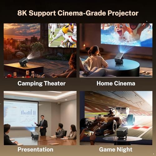 X7 Smart Projector 4K Support Native 1080P AI Voice & App Control 1500 ANSI — view 3