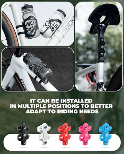 ROCKBROS Bike Bottle Holder Adapter with 155-220mm Adjustable Strap — view 4