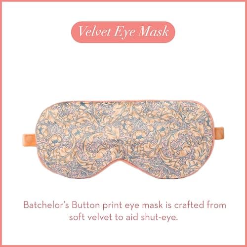 William Morris At Home Face Moisturiser and Cleanser x2 30ml, Body Mist 15ml, Lip Balm 10ml, Velvet Eye Mask, Travel Wash Bag, Make up Essentials, Vegan and Cruelty Friendly, Gift for Her, Self-Care — view 3