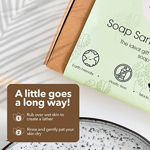 Home Made Soap Bar, Includes 8 Handcrafted Vegan Soap Bars, Handmade soap set All Skin Type Mothers Day gift, Birthday Gift, Women and Men Natural Soap, Gift-Ready Letterbox Packaging, 15g x Box of 8 — view 5
