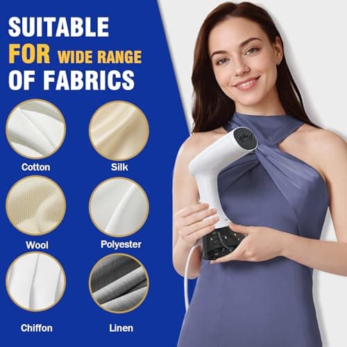 Rolipo Handheld Clothes Steamer, 1640W 30g/min Steam, 400ml Water Tank — view 2