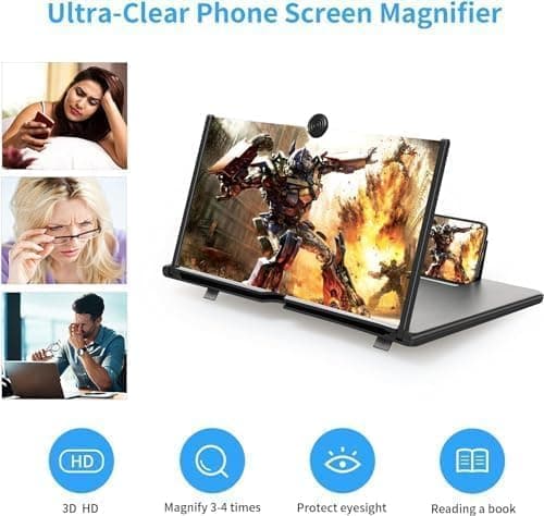 Textiluxe 20 Inch Phone Screen Magnifier,HD Phone Amplifier — view 3