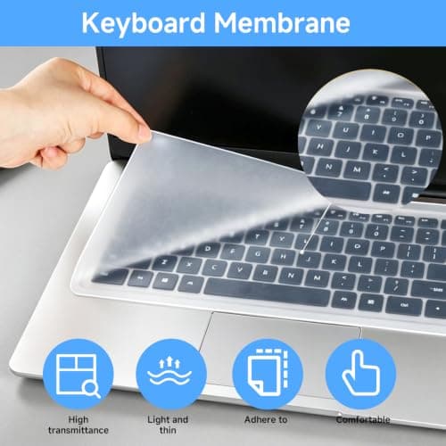 2 Pack Laptop Keyboard Covers Universal for 13-14 Inch Laptop Computer — view 5