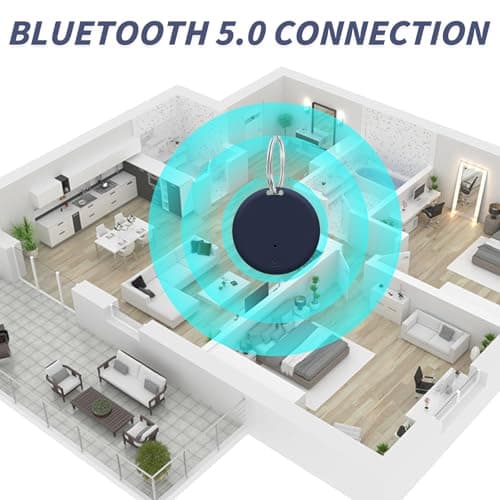 Key Finder, Bluetooth Item Locator Mini GPS Tag Live Tracking on Free App Bluetooth 5.0.Key Finder for Wallets Pets Lggage Child Locators Finder Anti-Lost Tag Compatible with Android iOS, Pink — view 5