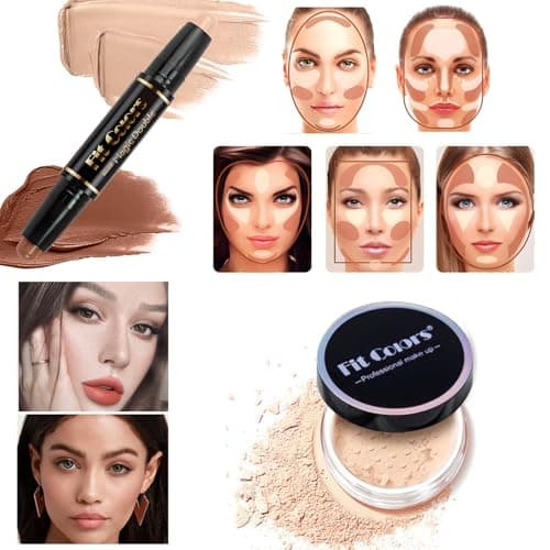 LYMYBETY Makeup Set, Cosmetic Make Up Starter Kit With Storage Bag Portable Travel Make Up Palette Eyeshadow Foundation Lip Gloss for Teenage & Adults (Style A) — view 4