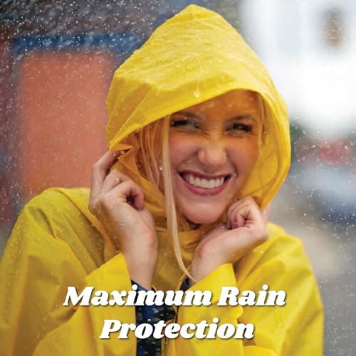 Totes womensRP1Unisex Rain Poncho Fashion Scarf - Red - One Size — view 4