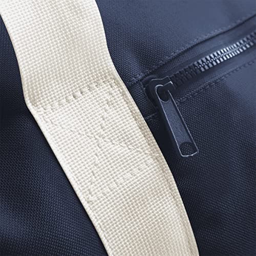 BagBase BG140s Mini Barrel Bag - French Navy/Off White — view 4