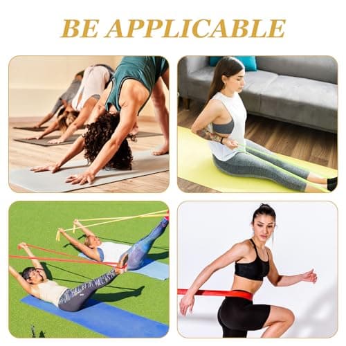 Resistance Band For Men & Women 1.5M Skin-Friendly Exercise Bands Natural — view 4
