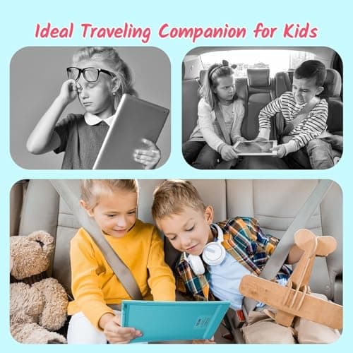 TECJOE 2 Pack LCD Writing Tablet, 10 Inch Colorful Doodle Board for Kids, Electronic Drawing Tablet Drawing Pads,Kids Travel Games Activity for Learning,Gifts for 3–6-Year-Old (Blue and Green) — view 4