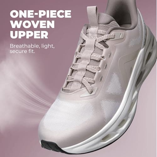 ALLSWIFIT Mens Slip On Cushioning Walking Run Shoes,Gunmetal Grey,11 — view 6
