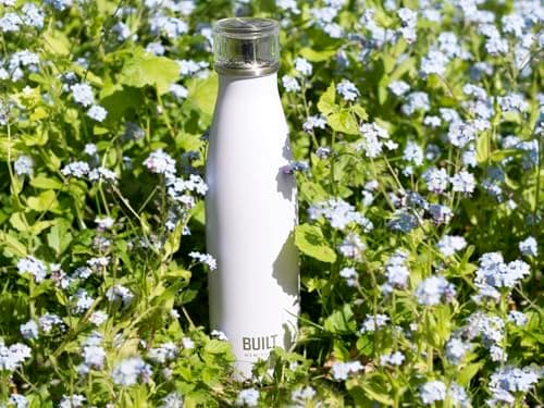 Built Perfect Seal Double-Walled Insulated Stainless Steel Water Bottle, 480 ml, Lavender — view 4
