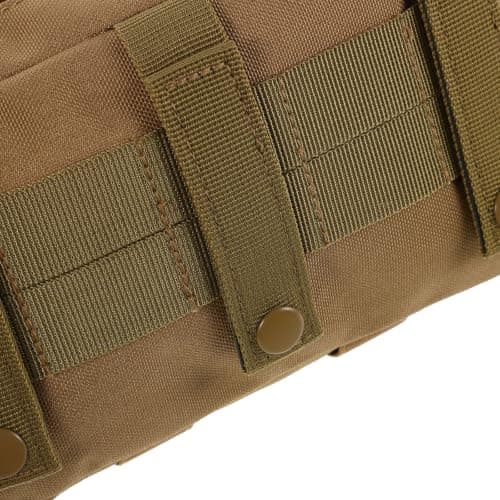 Portable Travel Medicine Bag, Multi Compartment Nylon Hip Pouch — view 3
