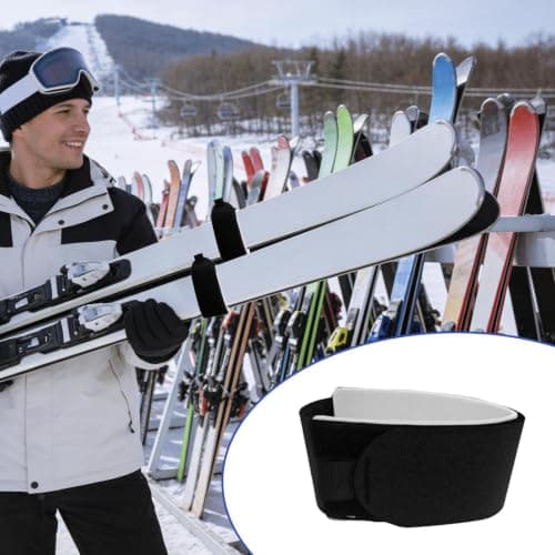 Ski Straps 4pc | Adjustable EVA Padded Fastener Wraps | Winter Sports — view 6