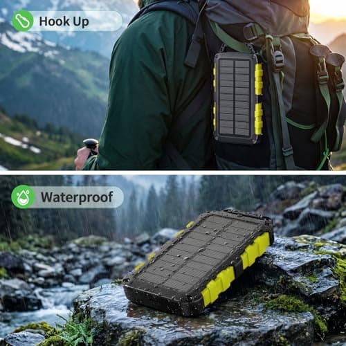 TOENNESEN Solar Power Bank, 10000mAh, PD 22.5 W, Portable Fast Charging — view 3