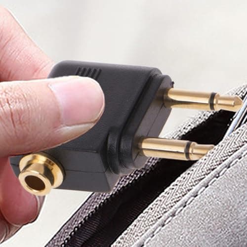 International Plug Adapter Compact Aviation Headset Intercom Audio Video — view 2
