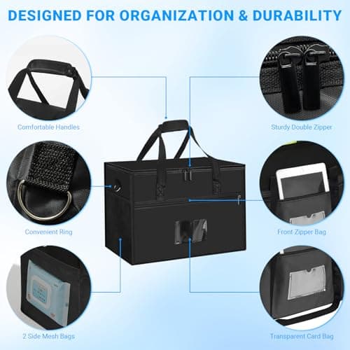 YINKIGI 40 L Large Cool Bag, Insulated Soft Cooler Bag Reusable — view 4