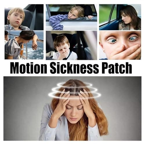 Motion Sickness Patches, 36 PCS Anti Nausea Patches for Travel, Sea Sickness Relief, Prevent Vomiting & Nausea — view 3