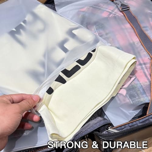 Zip Lock Bags, 20Pcs 40x30cm Clothes Bags, Hospital Bag Organiser Pouches — view 5