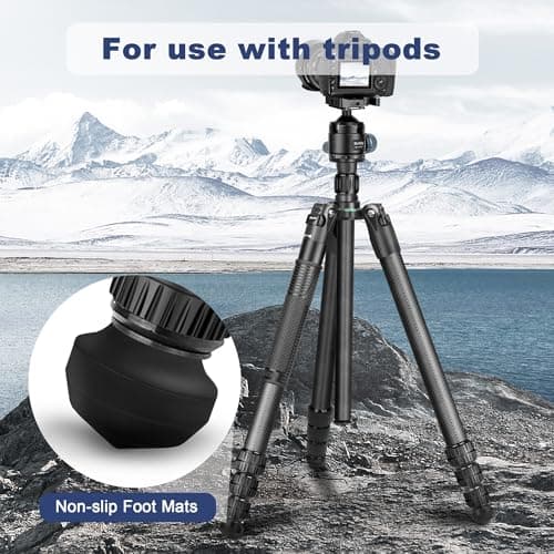Manbily 3 PCS Rubber Foot Pads for Tripod & Monopod, 3/8 inch Screw Universal Size Replacement Non-Slip Camera Tripod Leg Feet, Accessory Mount Adapter (3.5cm* 3.5cm) — view 6