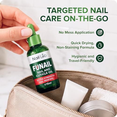 NAIL LAB Premium Fu Nail Elixir for Toenails - 15 ml Small | Travel Size | Extra Strong Nail Care Strengthener | Contains Tea Tree Oil | Repair Damaged Nails & Cuticles | Anti-Fungus Supplies — view 4