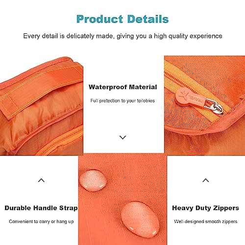 Hualibao Travel Shoes Pouch Shoe Bag with Handle Holds 1 Pairs of Shoes, Shoe Packing Cubes for Travel, Maroon, One Size — view 3