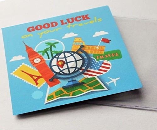 Good Luck on Your Travels Holiday Lucky Sixpence Charm Backpacking Student Gap Year Gift — view 2