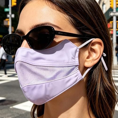 Wscwl Face Coverings - Breathable UPF 50 Sun Protection - Breathable Cooling Face Cover | for Outdoor Running Cycling Hiking Beach Pool Travel Backpacking Mountaineering Commute Work Casual Wear — view 3
