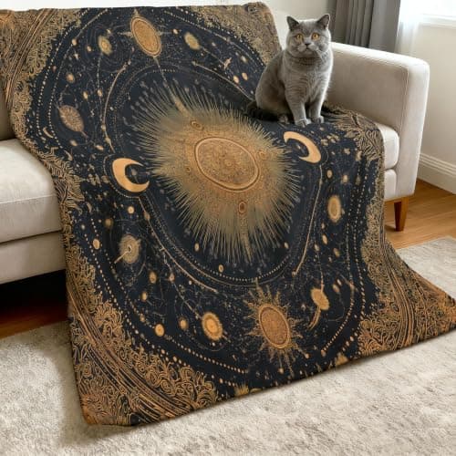 Flannel Blanket, 130x150 cm Soft Comfortable Blankets — view 2