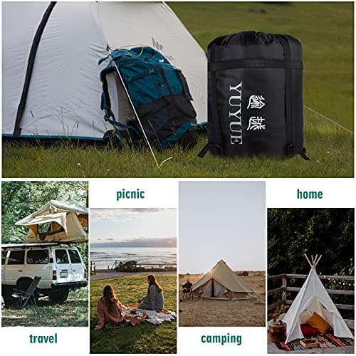 Sleeping Bag - Electric Heated Sleeping Bag USB Power Support Heating Pads - Compact Waterproof Sleeping Bag with Portable Compression Bag for Camping, Backpacking, Hiking (Power bank NOT included) — view 6