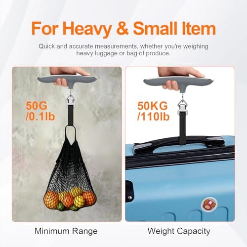 GRIFEMA GA2006 Digital Luggage Scale 50kg/110lb Silver — view 5