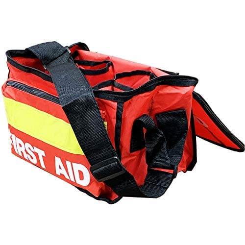 JFA Medical Red Haversack Emergency First Aid Bag with Front Pocket - Empty — view 3