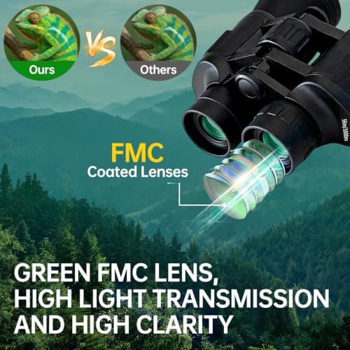 GOYOXOKY Binoculars for Adults High Power, FMC BAK4 with Phone Holder — view 2