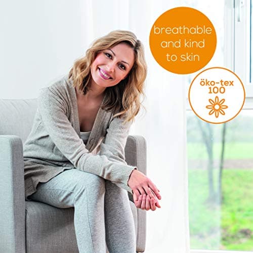 Beurer FW20UK Cosy Foot Warmer - Grey, Electric foot warmer for cold feet, 3 temperature settings, Cosy teddy fleece lining, Suitable up to shoe size 12.5, Washable lining, 45°C - 50°C — view 6