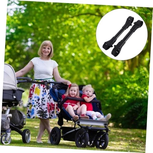 Stroller Twin Aluminium for Black Connector 2pcs Baby Prams — view 4