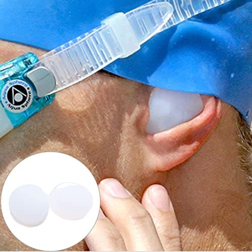 TingDongWei 12 Pack Reusable Silicone Ear Plugs (White) — view 4