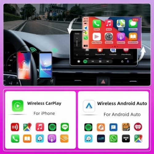 2 in 1 Wireless CarPlay and Android Auto Adapter — view 3