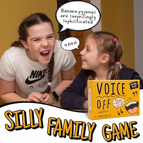 Boxer Gifts Voice Off The Funny Voices Game - Fun Family Travel Game for Kids & Adults, 2+ Players, Ages 8+ — view 3