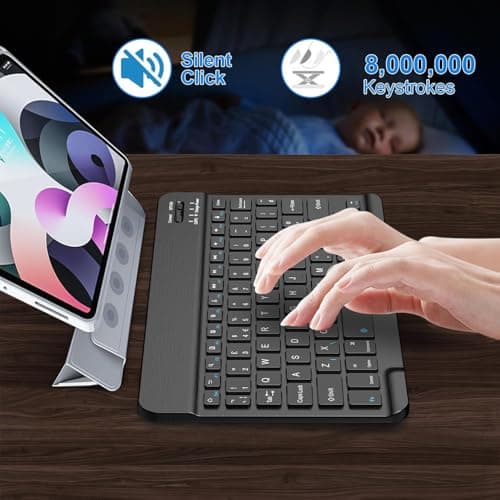 NOOX Bluetooth Keyboard for iPad, Galaxy Tablets, SmartPhones — view 3