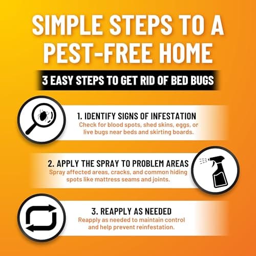 Bed Bug Killer Spray 1000ml - Strong Bed Bugs Spray Odourless & Fast Acting Repellent, Stain-Free, Plant-Based Formula For Furniture, Mattress & Upholstery — view 6