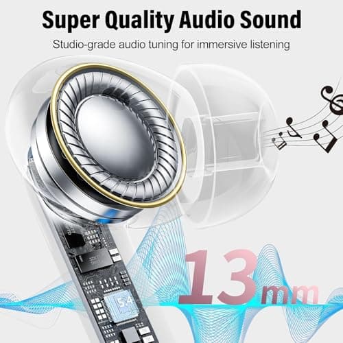 VEKJ AI Language Translation Earbuds Real Time, Supports 164 Languages With AI App, 3-in-1 Bluetooth 5.4 Translator Earbuds with 7 Trans Modes, 42H Translation Device fit Business/Travel, Rose — view 4