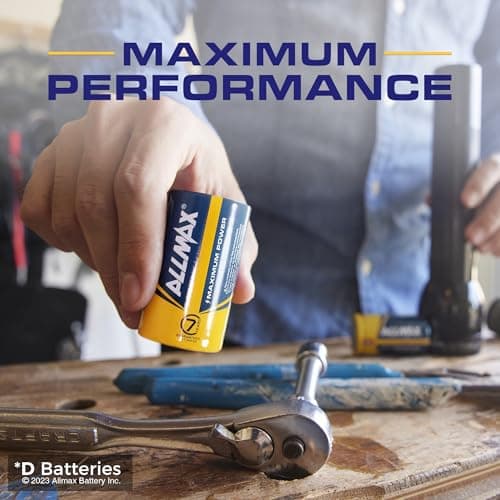 Allmax D (LR20) Maximum Power Alkaline Batteries (12 Count) – 1.5V — view 6