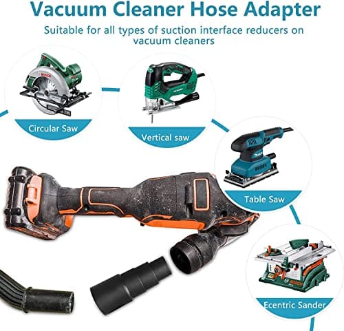 3 Pcs Universal Vacuum Adapter,Vacuum Clearner Adapter for Power Tools,Sander Dust Extraction Hose Adaptor for Makita Random Orbital Sander, Jigsaw, Circular Saw Reducer (26.5mm,32.5mm,34.5mm,40.5mm) — view 3