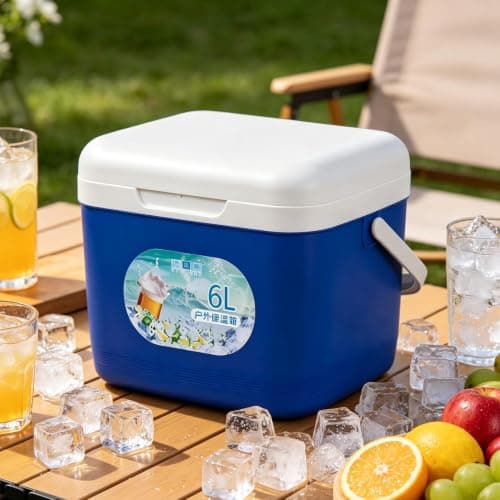 Ice Chest Cooler 6L Long-Lasting Airtight with Handle — view 6